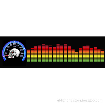 2013 Newest EL Car Sticker Music Sound Active Stickers